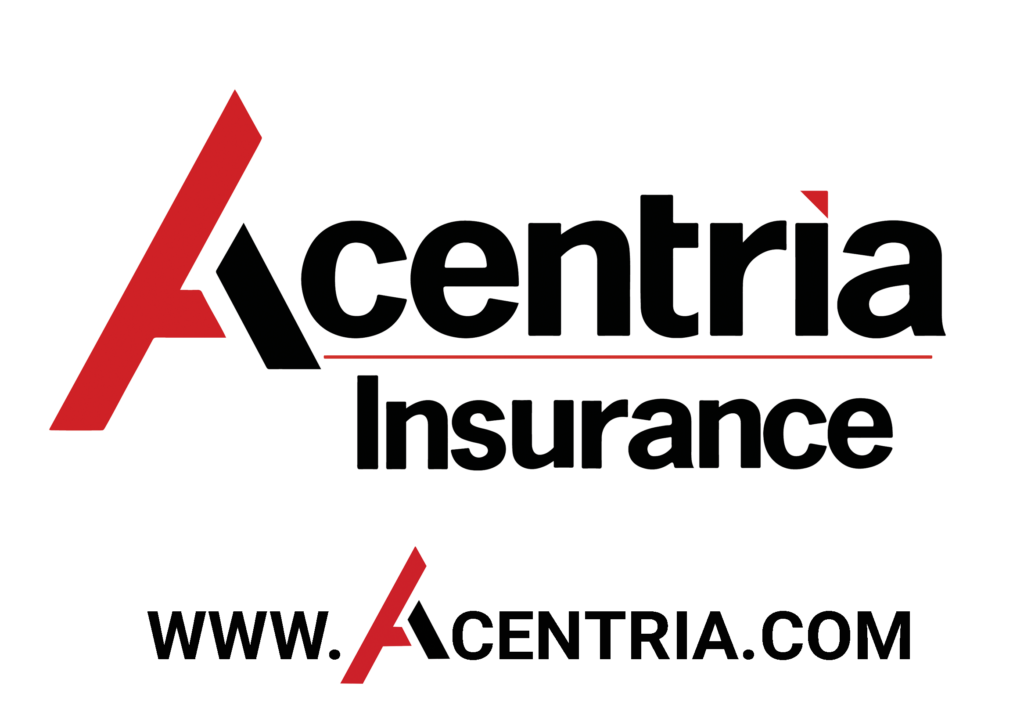 Acentria logo with website